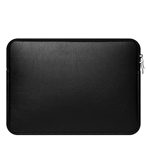 CCPK 13" Laptop Sleeve Cover Compatible with New MacBook Neo Pro M5 Chip A2338 Mac Air 13 Inch 2026 Accessories A2337 A2289 A1989 A1932 2019 13.3 Inch Waterproof Carrying Case Bag PU Leather, Black - size: 13 inch / New 13.3" MacBook