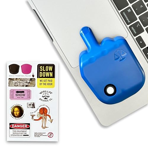 Trackpad Mouse Jiggler Device, Silent, Cordless Undetectable Mouse Mover | Doesn't Work on Dell, No USB, No Software, Automatic Shaker, AA Battery 6 Months, Natural Touchpad Motion, PC Laptop Wiggler