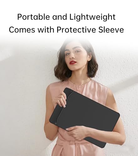 Portable Monitor Touchscreen 15.6" with Stylus Pen, Travel Monitor FHD IPS 10-Point Touch Screen, Protective Sleeve, Built-in Stand, HDMI USB C External Screen for Mac, Laptop, PC