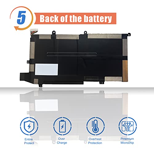 ASODI 66.52Wh WS04XL Laptop Battery Replacement for HP Spectre x360 14t-ea00 14-ea0002ni 14-ea0002nx 14-ea0003ns Series Notebook WSO4XL HSTNN-DB9Z L97352-2D1 L97357-005 7.7V 8210mAh - size: 11.5*7.2*1.26 inches WS04XL
