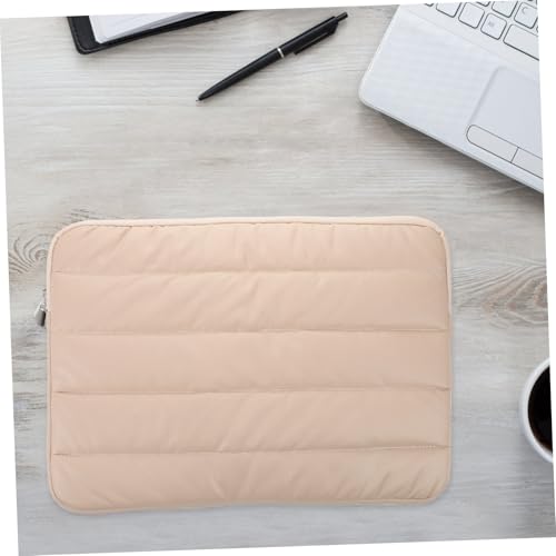Angoily Laptop Sleeve Bag Polyester Case Multiple Compartments for Tablets Notebooks and Accessories Protection for Travel and Office Use