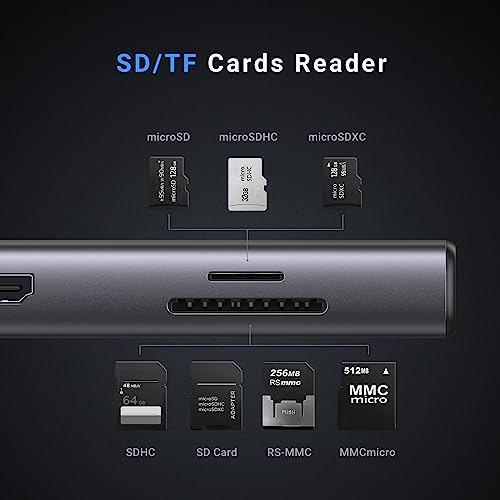 UGREEN Revodok Pro 9-in-1 USB-C Hub 10Gbps 4K HDMI | SD/TF reader, Gigabit Ethernet, 100W PD, compatible with MacBook Neo/Pro/Air, iPhone 17/16/15 Pro, Thinkpad