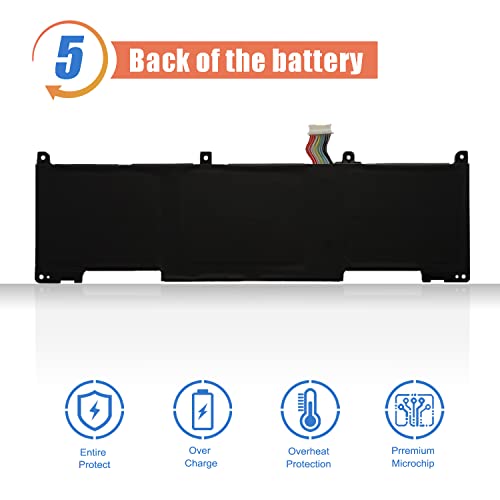 ASODI 45Wh RH03XL M01524-1D1 M02027-005 Laptop Battery Compatible with HP ProBook 430 440 445 450 630 640 650 G8 Series HSTNN-IB9Q HSTNN-OB1T HSTNN-DB0B HSTNN-UB7X M01524-2B1 M01524-AC1 11.4V 3790mAh - size: 12.17*4.41*1.26 inches RH03XL