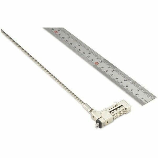 Kensington Slim NanoSaver 2.0 EQ Combination Laptop Lock - Serialized Single-Pack - 5.91 ft Cable - Serialized - 4-Digit - Combination Lock - Nylon, Stainless Steel - for Notebook