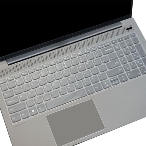 Silicone Keyboard Skin Cover Compatible with Lenovo V15 G5 G4 G3 G2, IdeaPad 1 1i 15.6 15IJL7 15ADA07 15IAU7 15ALC7, IdeaPad 3i 15ITL6 2023, IdeaPad Slim 5 16, IdeaPad Flex 5 5i 16" (Clear) - color: Clear