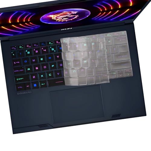 i-Tensodo Keyboard Cover Skin for 14" MSI Stealth 14 Studio A13VF A13VE, Stealth 14 AI Studio A1VEG A1VFG A1VGG, Cyborg 14 AI A13VX US Layout Keyboard-TPU