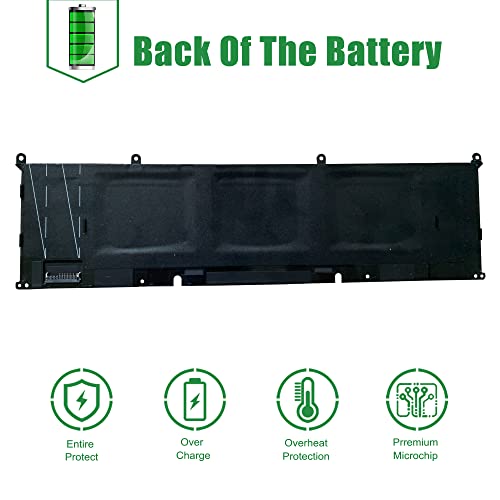 8FCTC Laptop Battery Replacement for Dell G15 5510 5511 5515 5520 5521 5525 G7 7500 Precision 5550 5560 Inspiron 7510 7610 Series Notebook 0DVG8M DVG8M 0P8P1P P8P1P Black 11.4V 56Wh 4650mAh - size: 13.4*5.5*1.2inch 8FCTC
