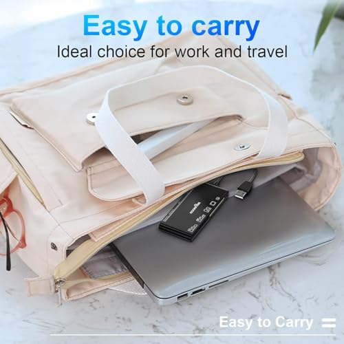 USB 3.0 SD Card Reader, 7-in-1 Multi Memory Card Reader for SD SDXC SDHC Micro SD CF MS MMC Camera Memory Card XD Card Reader, Plug and Play Simultaneously Read/Writer(5Gbps) for Mac OS, Windows - size: USB 3.0 Card Reader
