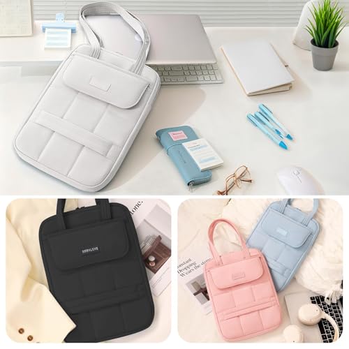 Laptop Bag 13-14 Inch, 360° Protective Puffy Laptop Sleeve, Laptop Case Compatible with MacBook Air 13.6 M5 M4 M3 M2 M1/Neo/Pro 13/14,HP Dell ASUS Lenovo, Black | 14.37"x10.24"x1.38" - color: Black