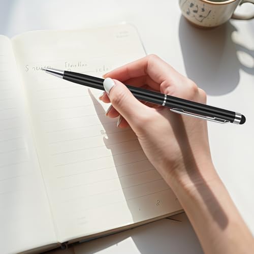 5-Pack Dual-Function Stylus Pens for Touch Screens & Writing - Compatible with iPad, iPhone, - color: Mixed