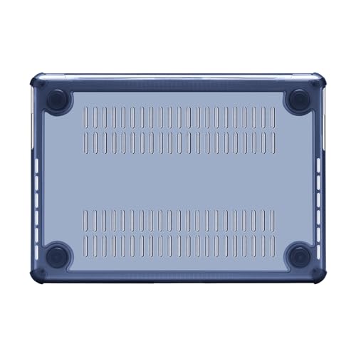 MOSISO Compatible with MacBook Pro 14 inch Case M5 M4 M3 M2 M1 2026-2021 | 3 in 1 Kit Anti-Crack Hard Shell with TPU Bumper, A3427 A3426 A3434 A3112 A3185 A3401 A2918 A2992 A2779 A2442, Haze Blue - color: Haze Blue