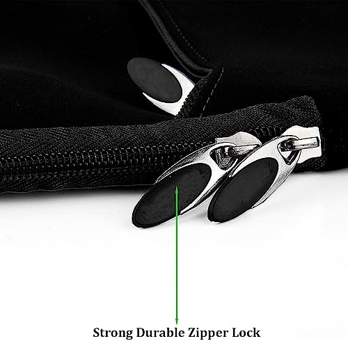 Sleek Stylish 15 inch Laptop Sleeve Bag with Front Accessory Pocket, Water Resistant Sleeve Bag Portable Cover for MacBook, HP, Lenovo, Dell, ASUS Laptops