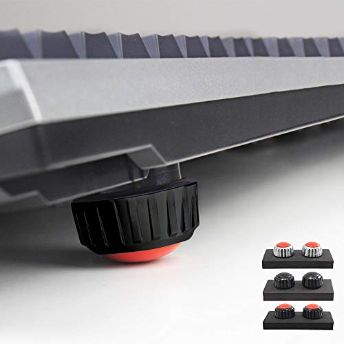 HOTLINEGAMES H2 Ergonomic Keyboard Riser Laptop Notebook Stand Holder Cooler Laptop Cooling Pad (Black-Red) - color: Black-Red