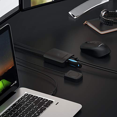 SABRENT USB 2.0 Sharing Switch up to 4 Computers and Peripherals LED Device Indicators (USB-USS4) - size: 4-Port Switch