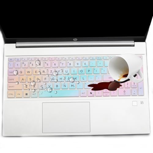 Keyboard Cover for 2026-2024 HP 15.6 inch Laptop 15-fc 15-fd Series, HP 15z-fc000 15t-fd000 15-fd0123dx 15-fd0127dx 15-fc0245dx 15-fc0025dx 15-fd0023dx 15-fd0005dx 15t-fd100 fd0083wm fc0093dx-Cycs - color: Candycolors