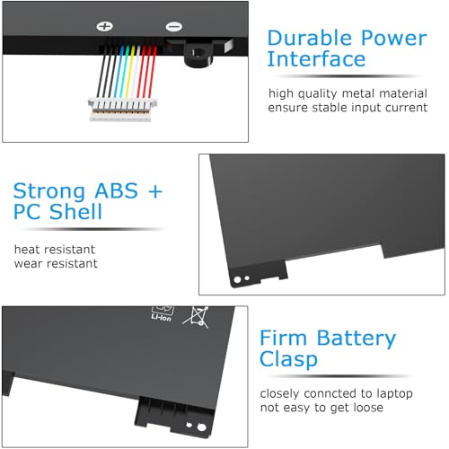 RH03XL Laptop Battery Replacement for HP ProBook 430 440 445 450 630 640 650 G8 Series HSTNN-DB0B HSTNN-UB7X HSTNN-OB1T HSTNN-IB9Q M02027-005 M01524-AC1 M01524-2B1 - color: Black07