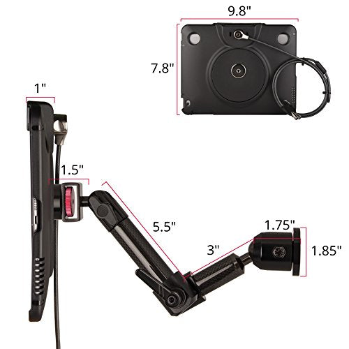 The Joy Factory MagConnect Carbon Fiber Wall/Counter Mount w/ Security Tray for iPad 2/3/4 & iPad AIr (MMU104LD) - size: iPad Air/iPad 2,3,4, style: Wall/Counter Mount