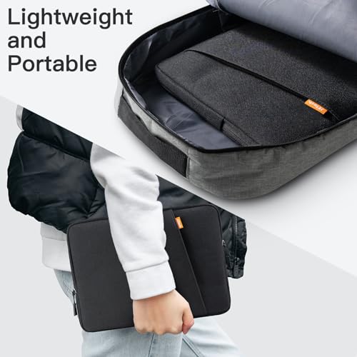 JETech Laptop Sleeve for MacBook Neo (A18 Pro), 14-InchMacBook Air/Pro, MacBook Pro M1-M5 2021-2026, Waterproof Bag Case with Pocket, Compatible with 14 Inch Notebook (Black) - color: Black, size: 14-Inch