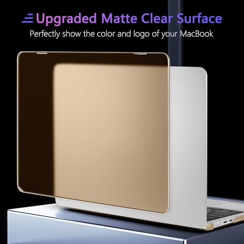 MEEgoodo for MacBook Air M5/M4/M3/M2 13 inch Case 2026-2022, Fit Model A3449/A3240/A3113/A2681, Flexible Case for MacBook Air 13.6 inch with TPU Keyboard Cover & Webcam Cover & OTG Adapter, Peach Fuzz - color: Peach Fuzz