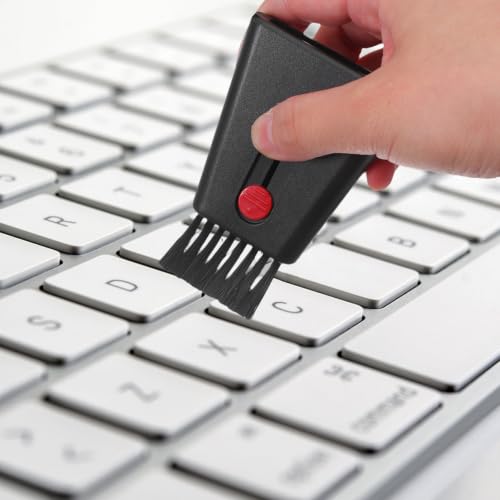 2pcs Laptop Cleaning Kit with Lightweight Nylon Brushes for Electronics, Portable Screen Brush for Computers and Electronic Devices, for Travel and Office Use
