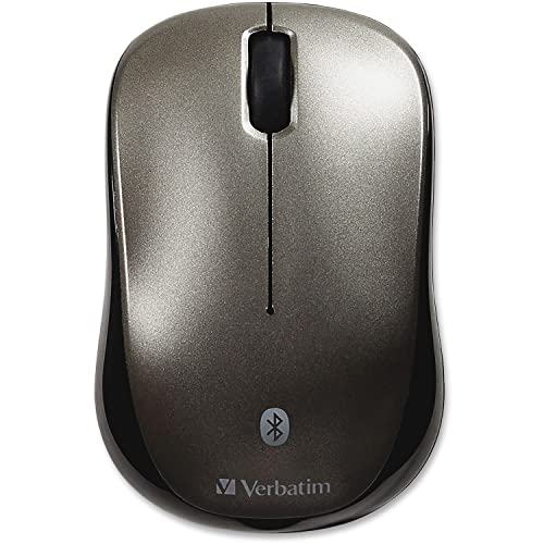 Verbatim Bluetooth Wireless Tablet Multi Trac Blue LED Mouse - Graphite