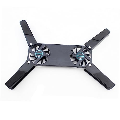 2pcs Heat Sink Quiet Laptop Cooler Notebook Cooler Laptop Air Lap Cooling Pad Fan Foldable Stand