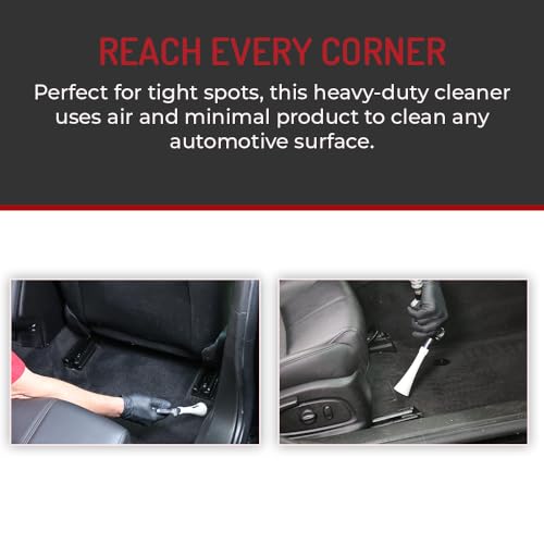 HI-TECH Vortex II Air Cleaning Gun – Pro Auto Detailing Tool for Deep Cleaning Interiors & Exteriors – Uses Air Compressor – Blasts Dust, Dirt & Grime Fast - style: Vortex II
