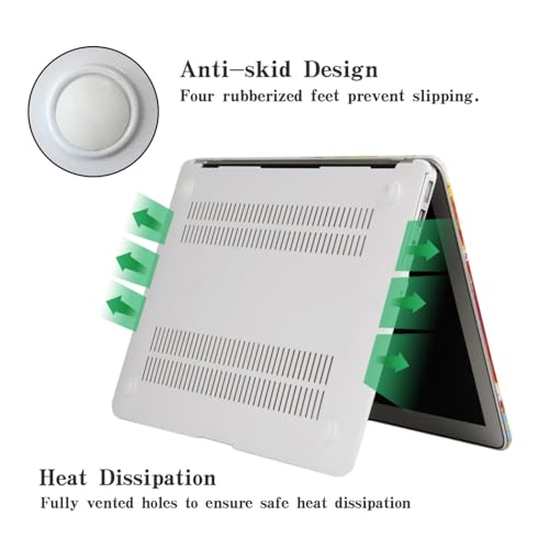 DTangLsm for Crocodile MacBook Air 15 inch Case 2026 2025-2023 M5 M4 M3 M2 | Model A3448 A3241 A3114 A2941, Crocodile Skin Alligator Textured Leather Hard Shell Mac Air 15 Case & Keyboard Cover, White - color: Crocodile White