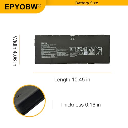 C22N2023 Laptop Battery 67Wh 8694mAh 7.74V Compatible with Asus Chromebook CXB170CKA Series