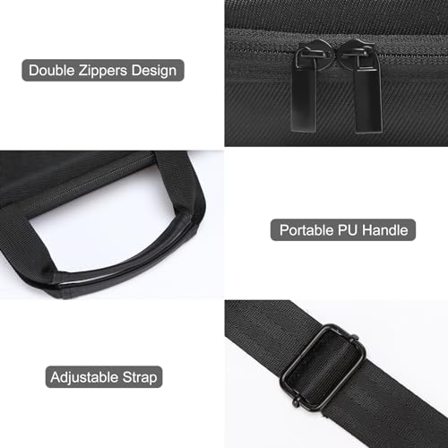MOSISO Laptop Bag for Men, 15-16 inch Computer Bag | Compatible with MacBook Air 15 inch/Pro 16 inch, Hard Shell Laptop Case with Front Pocket&Shoulder Strap, Black - color: Black, size: 16 inch