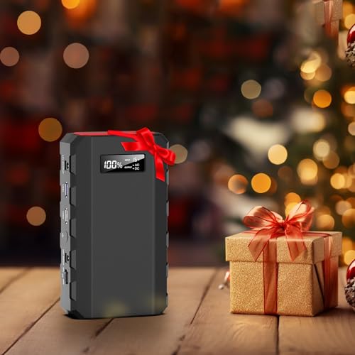 Portable Power Station with AC Outlet 120V, 24000mAh Laptop Charger Bank | Powkey 86Wh Solar Generator (Excludes Solar Panel) Lithium Battery Power 65W AC for Camping Emergency Backup - color: Black