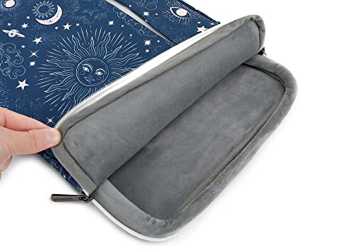 360° Protective Laptop Sleeve Case Bag with Handle and Luggage Strap for iPad 13 inch,MacBook Air 13" and 13.3 inch Screen Laptop - color: Sol de Mayo(3 Pockets), size: 12.5 inch-13.5 inch