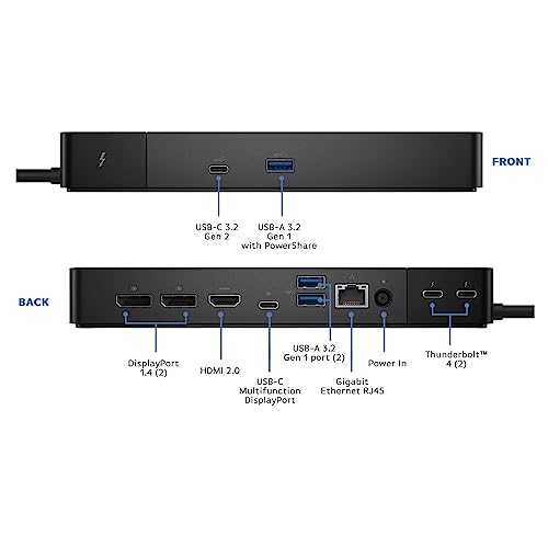Dell Thunderbolt Dock WD22TB4 - Boomph's Comprehensive Ultimate Performance Dock Solution for Your Workspace - style: WD22TB4