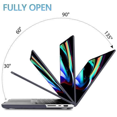 Mektron Case for 2026 M5 MacBook Pro 16 inch A3429 A3428 M4 A3403 A3186 M3 A2991 M2 A2780 M1 A2485 (2021-2025) Pro/Max with Liquid Retina XDR, Hard Shell Plastic Laptop Cover, Dahlia Flower C035