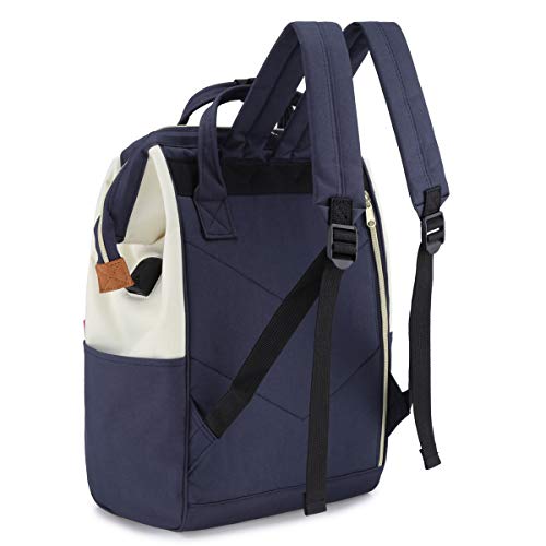 Himawari Laptop Backpack Travel Backpack With USB Charging Port Large Diaper Bag Doctor Bag School Backpack for Women&Men (9001-PH) - color: 9001-ph