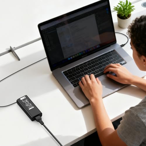 65W USB-C Charger for Dell, Compatible with Dell Latitude Inspiron Chromebook XPS 13 Computer Type C Laptop Power Adapter PD Fast Charging with USB C Cable