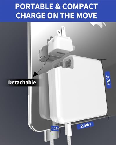 140W Mag 3 Charger for MacBook Pro/Air 13/14/15/16 Inch Between 2021-2026 | Magnetic 3 Laptop Charger Compatible with M1 M2 M3 M4 M5 Series, Mid 2021-Late 2026 Models, A2442 A2485 A2681 A2779 A2780