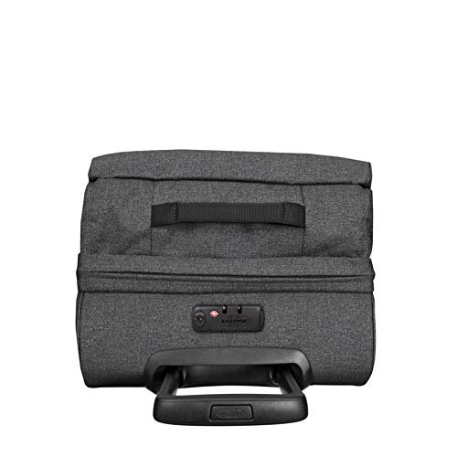 Eastpak Tranverz L – 121L Large Wheeled Luggage with Dual Compartments, TSA Lock, Compression Straps & Smooth-Wheeling System, Black Denim - color: Black Denim, size: 121 Liter Checked Bag