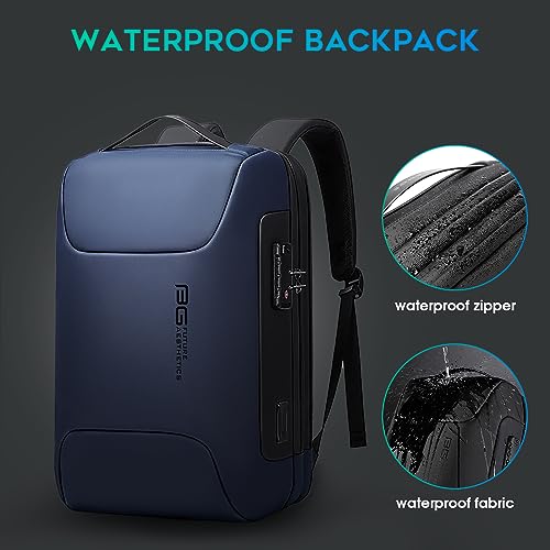 BANGE Tech Laptop Backpack for Men and Women - color: Blue