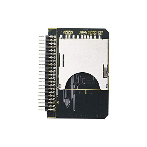 GINTOOYUN SD Card to 2.5 Inch IDE Adapter,SD SDHC SDXC MMC Memory Card to IDE 2.5" 44 Pin Male Adapter Converter