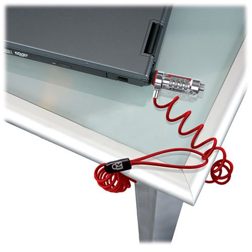 Kensington K64576US ComboSaver Portable Notebook Computer Lock (Red)