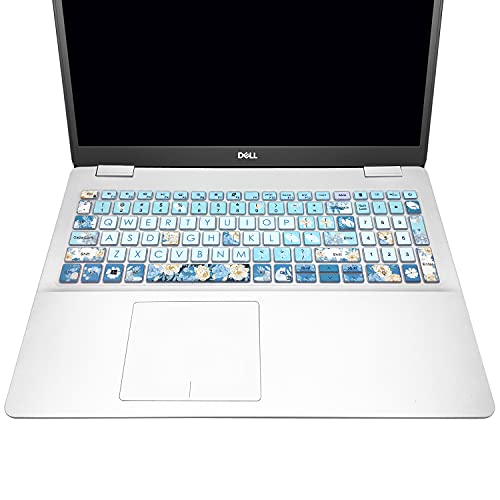 Keyboard Cover Skin for 2021 2020 2019 Dell Inspiron 15 5501 5502 5505 5508 5584 5590 5593 5598 15.6" / Inspiron 15 7000 7590 7591 7501 7506 7706 7790 / Vostro 7590 5590 7500,Peony - color: Peony