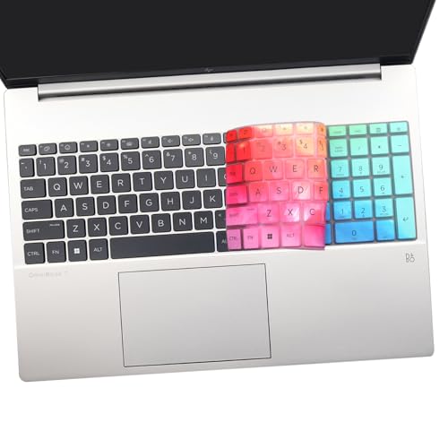 Keyboard Cover for HP OmniBook 7 16-az 16-ay Series 16-az0097nr 16-ay0087nr 16",OmniBook 7 17-dc Series 17-dc0097nr 17.3'' (Not Fit Omnibook X 17-dd 17t-dd Series) US Layout Keyboard-Colorful