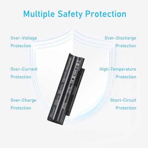 Upgraded 78Wh J1KND Laptop Battery Replacement for Dell | Compatible with Inspiron N4110 N5110 N5030 N7010 N5010 N4010 N5040 N7110 15 3520 Vostro 3450 3750 JIKND, and More - size: 8.35*2.35*0.87inch J1KND