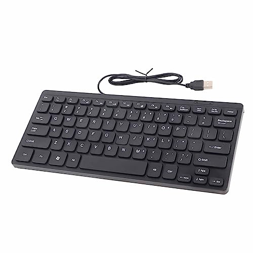 KIMISS K1000 Portable Mini Keyboard, USB Wired & Multimedia Kaypad, Compact LapAccessories, Computer Parts