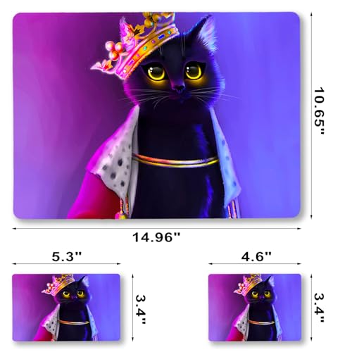 12 13 14 15 15.4 15.6 Inches Laptop Skin Sticker Decal Universal Netbook Skin Sticker Reusable Soft Notebook Art Protector Cover Decal, Purple Cat - color: Purple Cat