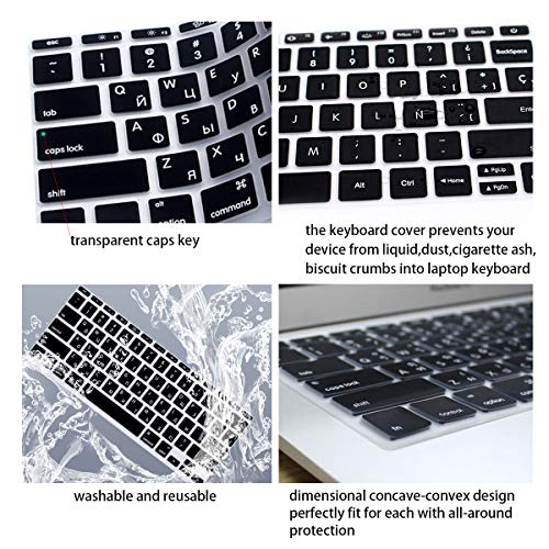 Ultra Thin Silicone Full Size Wire Numeric Keyboard Cover Skin for Mac 2017 Magic Keyboard with Numeric Keypad MQ052LL/A A1843 US Layout,Ombre Brown - color: Ombre Brown