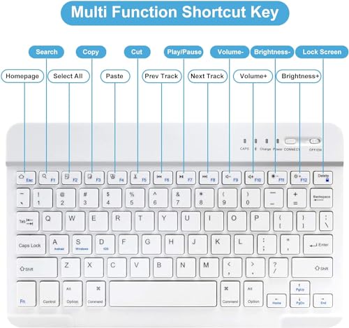 KBCASE for iPad Air 11 inch (M4/M3/M2) Case with Keyboard, Champagne | Keyboard Case for iPad Air 5th/Air 4th/Pro 11 2018, Detachable Wireless Keyboard, Pencil Holder - color: Light Champagne