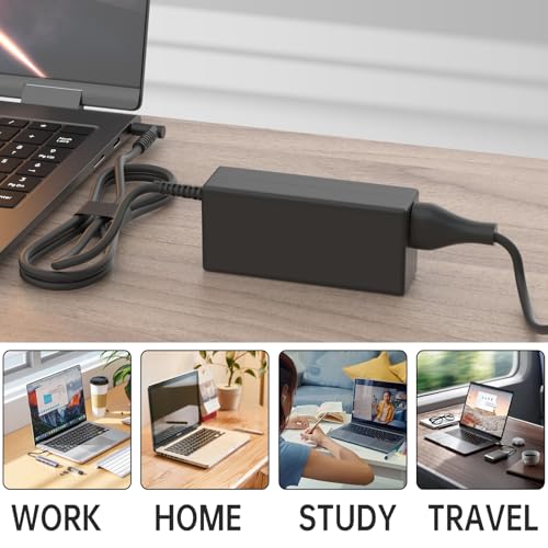 45W 19.5V 2.31A 741727-001 Laptop Charger Compatible with HP is 13252 213349-009 Pavilion 15 Notebook 740015-003 741553-850 HSTNN-DA40 TPN-LA15 Blue Tip Smart AC Power Adapter