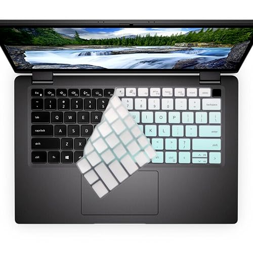 Keyboard Cover for Dell Latitude 5450 5440 5431 5430 5420 14"/14 inch Dell Latitude 7450 7440 7430 7420 7410, Dell Latitude 7520 15.6"/Dell Latitude 9000 9420 9430 9510 9520 Keyboard Skin-MintGreen - color: MintGreen